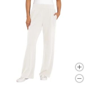 Spyder Women's Ribbed Wide Leg Pant - Cream